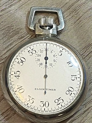 1942 Vintage WWII Elgin Timer Stopwatch Beautiful Case - Image 1 of 4