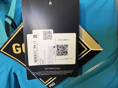 Pantalones de esquí Arcteryx Stinger para hombre negros Goretex Pro pequeños S Foto 1 de 4