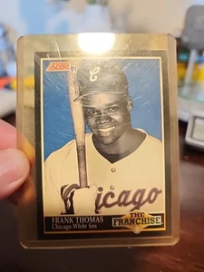1991 Score Frank Thomas #874 The Franchise Chicago White Sox Baseball Card - Bild 1 von 5