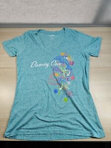 Discovery Cove Orlando Florida Womens Blue Marl T-shirt Size XXL