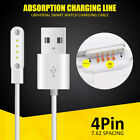 4-Pin Universal USB Data Charging Cable Magnetic Charger For Smart Watch 7.62mm