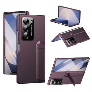 For Samsung Galaxy Z Fold 6/5/4/3 Case with Built-in Screen Protector + Stand - Picture 1 of 17