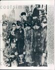 1962 Mexico Police & Firemen Examine Unexploded Bombs Cuba Embassy Press Photo