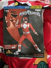Power Rangers Red Ranger Classic Muscle Costume Child Boys Large Disguise