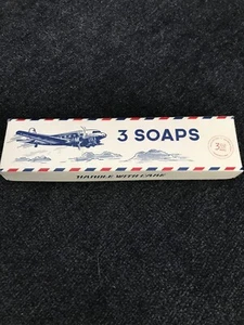 Savon a trois box soap set. Postal service. Oatmeal soap new - Picture 1 of 6