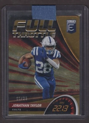 Jonathan Taylor FAST MAN IN PADS 22.13 mph COLTS 2022 FULL THROTTLE 01/25 - Image 1 of 4