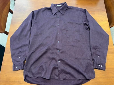 Camisa De Colección Birmania Bibas Botón Frontal Para Hombre M Manga Larga Bolsillo Foto 1 de 4