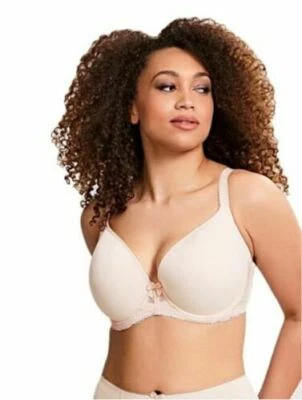 Sujetador Sculptresse 38H de Panache Sasha moldeado rosa suave con aros estilo 9506 nuevo sin etiquetas Foto 1 de 4