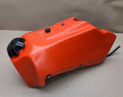 Honda CR 125 1987 tanque de gasolina con tapa y conjunto de válvula Petcock 87 CR125R 250 Foto 1 de 4