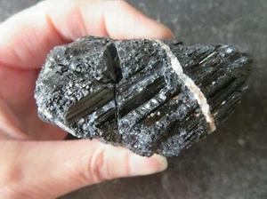 HERMOSA TURMALINA NEGRA (253,6 gramos / 81 mm) PIEZA NATURAL (6)  - Imagen 1 de 7