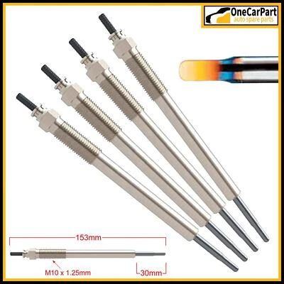 4 Diesel Heater Glow Plugs For Toyota Land Cruiser Prado Hiace Hilux 2015 on - Image 1 of 4