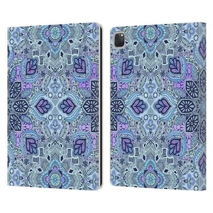 OFFICIAL MICKLYN LE FEUVRE MANDALA LEATHER BOOK CASE FOR APPLE iPAD - Picture 1 of 20