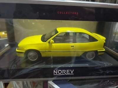 Norev Opel Kadett E GSI 1987 gelb 1:18 limited 1/500 Modellauto - Immagine 1 di 4
