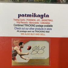 2017 AFL Select Certified Signature Trading Card Steven May GC 049/240