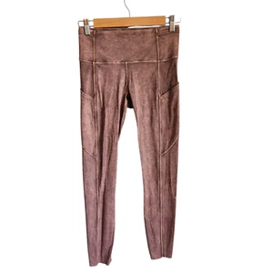 Lululemon Damenhose 6 braun Fast Free Tight II 25" Ice Dye nicht reflektierend - Bild 1 von 11