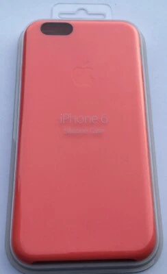 NEW Genuine Apple iPhone 6 Hot Pink Silicone case MGXT2ZM/A - Image 1 of 2