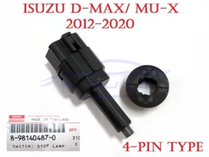 Genuine 4-PIN Switch Stop Brake Lamp Fits Isuzu D-Max Mu-X 2012 - 2020 DMAX MUX - Picture 1 of 8