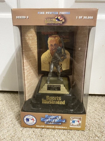 Mickey Mantle Sports Illustrated Sports Champions Fine Pewter MLB Figure #19590 Cover