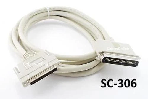 10ft SCSI-3 (HPDB68) Male to SCSI-1 (CN50) Male Cable, CablesOnline SC-306 - Image 1 of 1