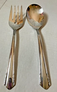 William Rogers A1 Plus MALIBU Servierset Salatlöffel Fleischgabel - Bild 1 von 4