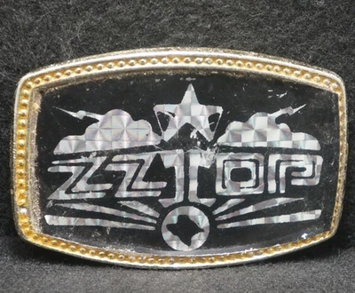 XB17135 SWEET VINTAGE 1970s *ZZ TOP* ROCK BAND MUSIC PERFORMERS MENS BELT BUCKLE - Image 1 of 2