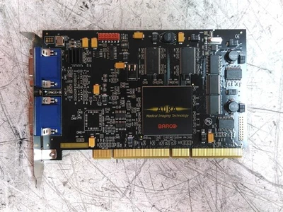 Defective Barco 2MP2HX PCI-X 64 Bit Blacken Aura Medical Imaging Card AS-IS - Image 1 of 4