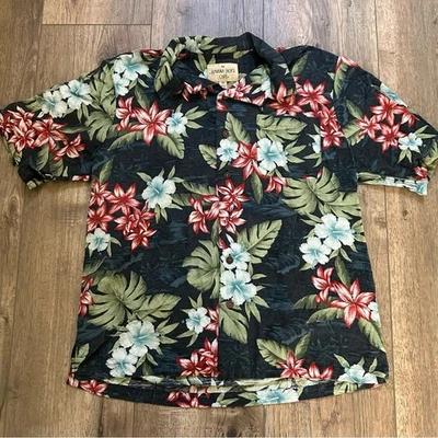Havana Jack’s Cafe Men’s Hawaiian Shirt, 100% Silk, Button Down, Resortwear, M - Image 1 of 4