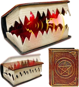 [ Sound & Motion Activated ] Opening & Closing Spell Book Halloween...  - Picture 1 of 6