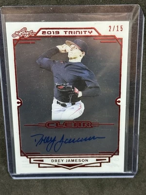 Drey Jameson Arizona Diamondbacks 2019 Leaf Trinity Certified Autograph Card /15 - Image 1 of 2