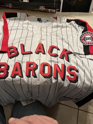Camiseta deportiva de béisbol Ebbets Field Flannels Birmingham Black Barons Liga negra XL Foto 1 de 4