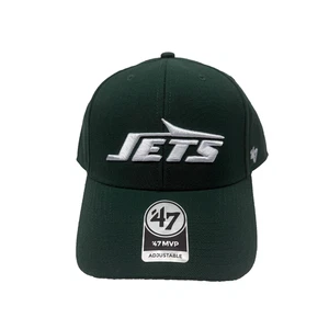 47 Brand MVP Adjustable Hat New York Jets Forest Green Structured Cap - Bild 1 von 12