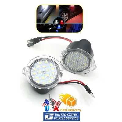 Lámparas LED laterales debajo del espejo retrovisor luz charco para Ford Edge 2007-2018 18 LED Foto 1 de 4