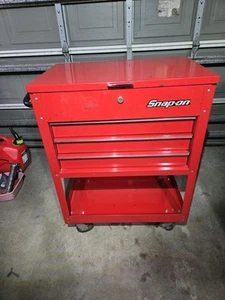 Snap-on Roll Tool Cart model KRSC31 serial number L481145C Red - Picture 1 of 17
