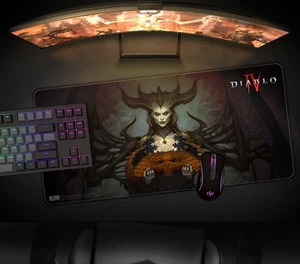 Alfombrilla de ratón para juegos Diablo IV Lilith XL | Alfombrilla de escritorio 900×420 mm | Blizzard oficial - Imagen 1 de 4