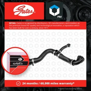 Radiator Hose fits BMW 120 2.0 Upper 07 to 13 N43B20A Coolant Gates 17127566031 - Picture 1 of 2