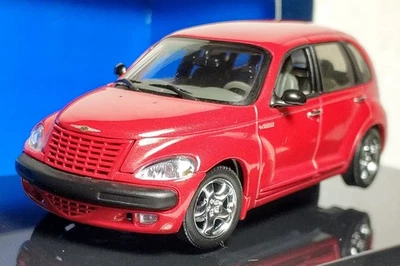AutoArt 1/43 Chrysler PT Cruiser sedan die-cast model original packaging box red - Image 1 of 4