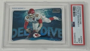 Patrick Mahomes II 2020 Panini Score Deep Dive Insert #DDPM PSA 9 MINT KC Chiefs - Bild 1 von 2