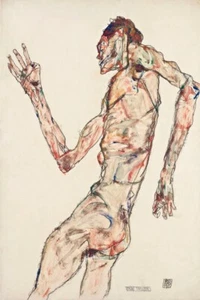 The Dancer, Egon Schiele, Wall Decor Art Print Poster 14" x 11" 2486 - Picture 1 of 1