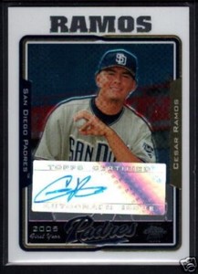 JOSH GEER 2005 TOPPS CHROME UDPATE RC AUTOGRAPH $20