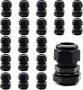 20 Stück Nylon Kabelverschraubungen 1/2" Npt, wasserdicht verstellbarer Durchmesser - Bild 1 von 12
