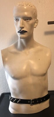 Gothic Punk Vintage Belt With Studs Vintage 1990’s  Size M 42” - Image 1 of 4