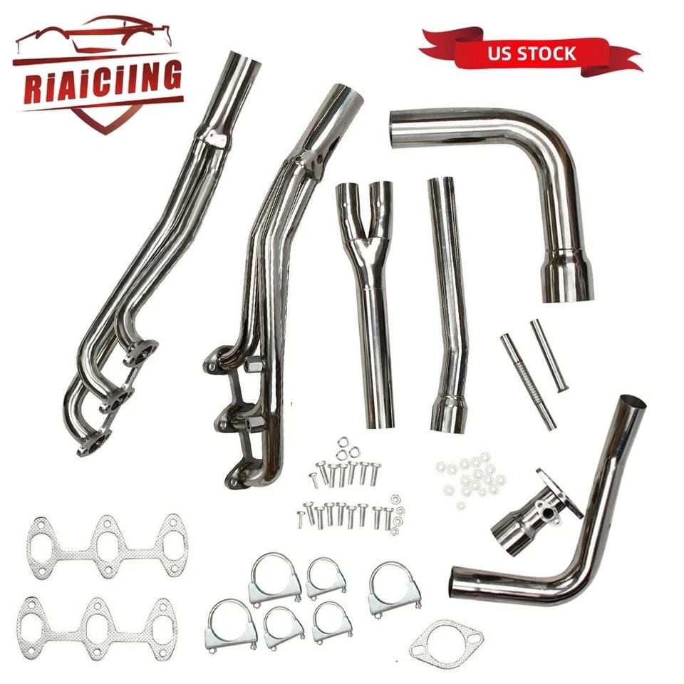 Kit de cabeçalhos de escape de aço inoxidável para 1988-1995 Toyota 4Runner picape 3.0L V6 - Imagem 1 de 4