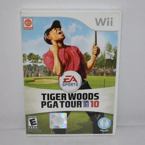 Tiger Woods PGA Tour 10 Nintendo Wii Game Tested Working w/ Case and Manual - Bild 1 von 7