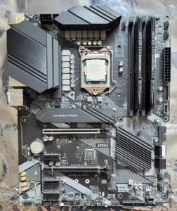 Carte mère MSI Z490-A PRO avec processeur Intel 10400 et 16 Go 3600Mhz CL16 mémoire - Photo 1/12