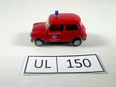 HERPA Mini Cooper Fire Dept. 042116 "Oldtimer"  H0 1:87 "SKU UL150" - Ref.  F003 - Image 1 of 4