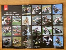 Honda NEC Star Riders 1999 Motorcycle Poster 60 x 40 cm