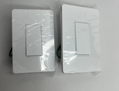 Kasa Smart Light Switch HS200 Single Pole 2.4GHz Wi-Fi App Control Missing Screw - Image 1 of 4