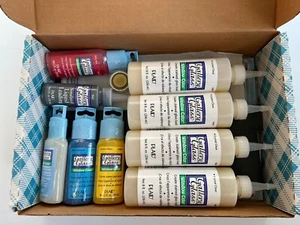 Vtg Gallery Glass Plaid Bevel Etched DIY Kit  Window & Door Liquid Leading 3 Set - Picture 1 of 23