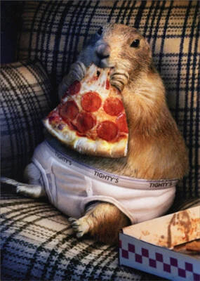 Avanti Prairie Dog In Underwear Funny / Humorous Father's Day Card - Image 1 of 2