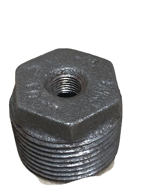 3/4"x1/8" GALVANIZED Bushing-Hex Gal BUSHING ~Galvanized BUSHING - Image 1 of 2